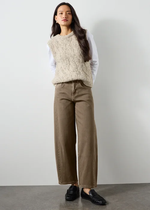 Mocha Barrel Jean - 24/L29 Image 3
