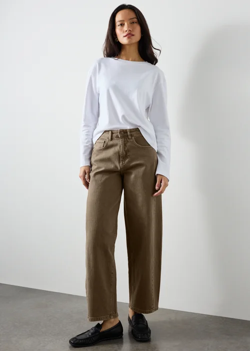 Mocha Barrel Jean - 24/L29 Image 4