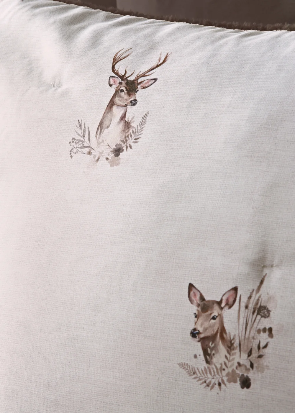 Natural Stag Fleece Duvet Set - Double Image 2