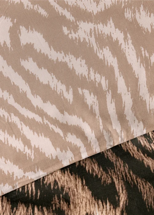Brown Zebra Print Duvet Set - Double Image 3