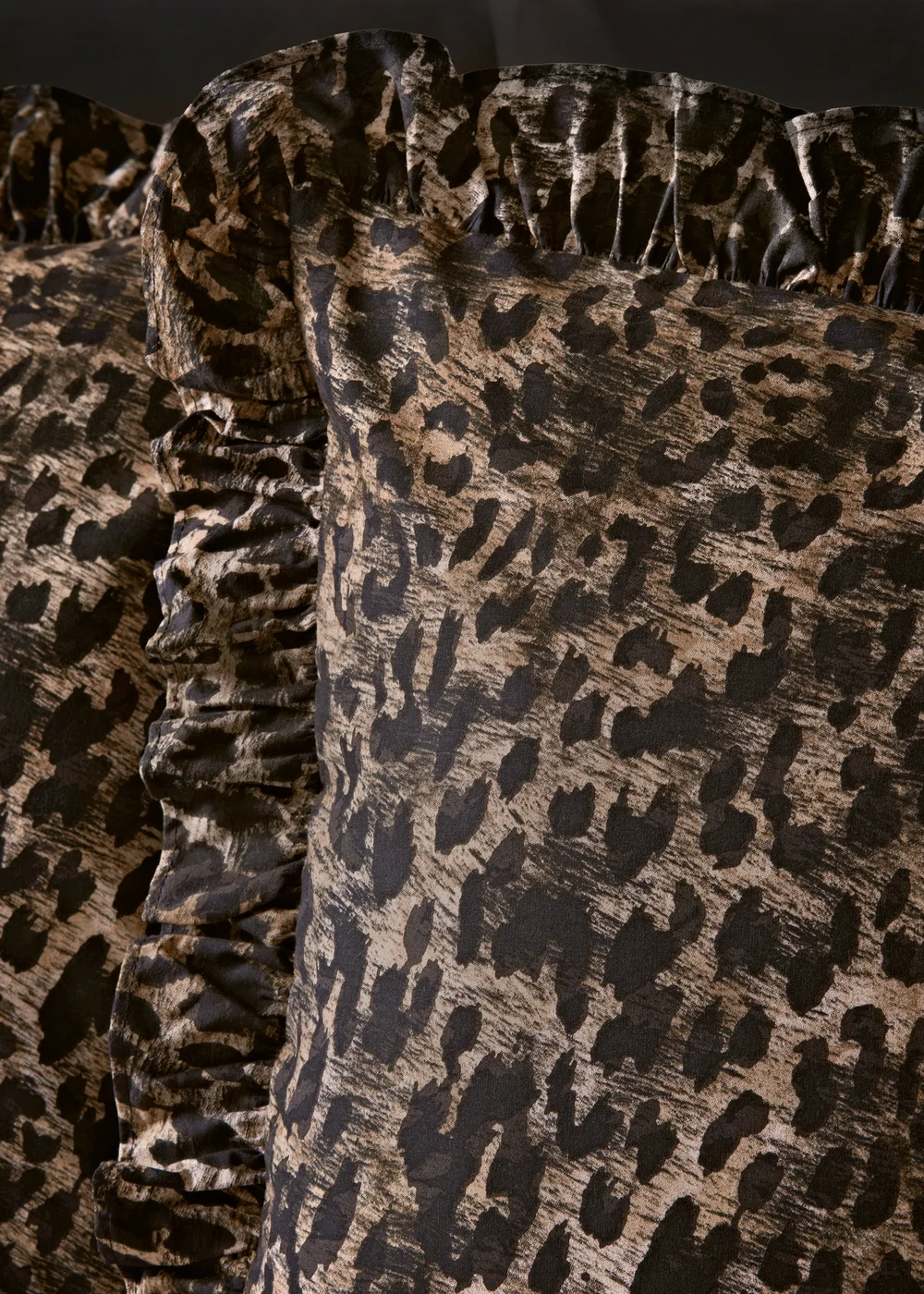 Brown Animal Print Duvet Set - Double Image 2