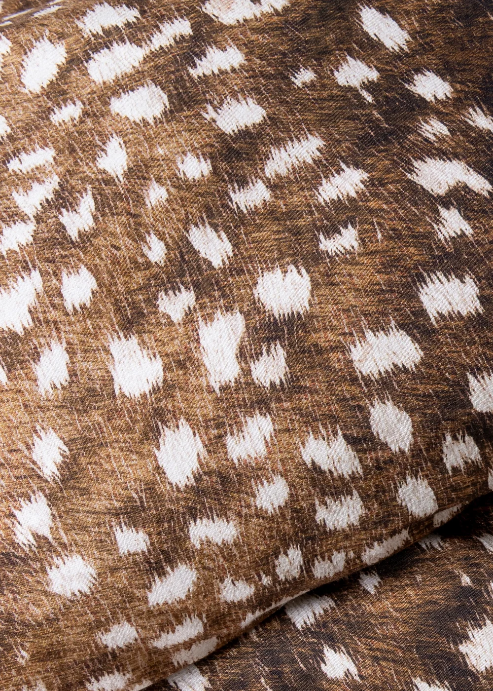 Brown Deer Print Duvet Set - Double Image 4