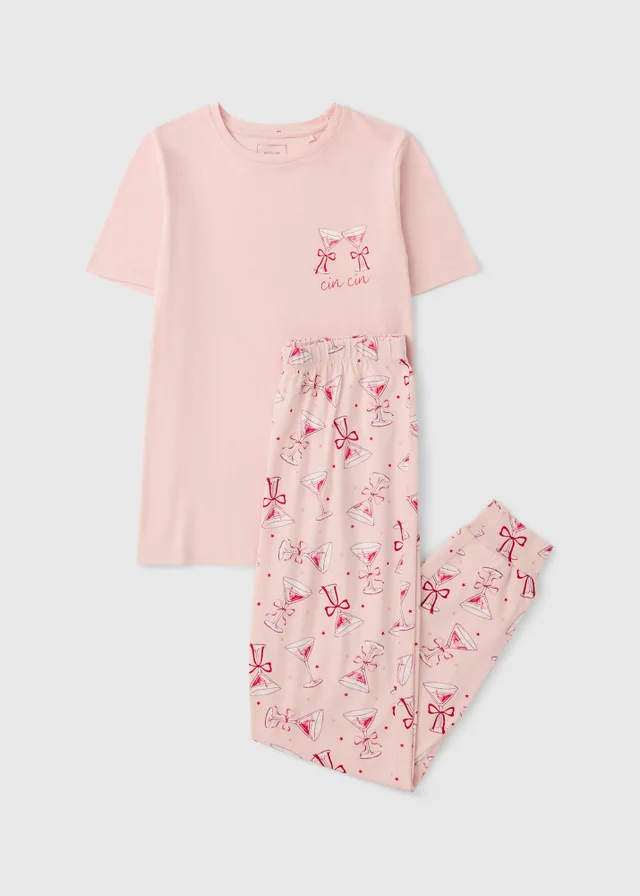 Pink Cheers Christmas Pyjamas
