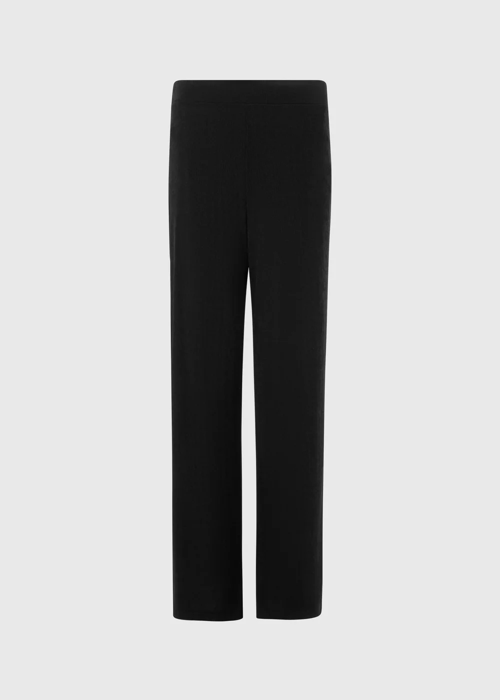 Black Wide Leg Co Ord Trousers - 8/L29 Image 1