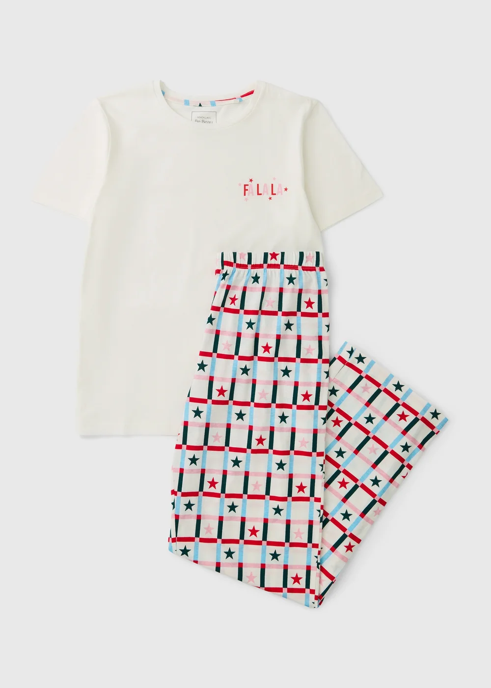 Ivory Christmas Pyjama Bundle Set - XS Image 1