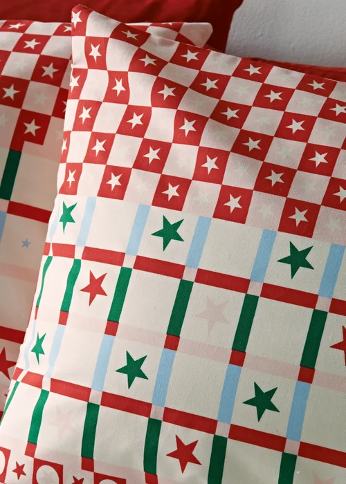 Pink Star Duvet Set - Single Image 2