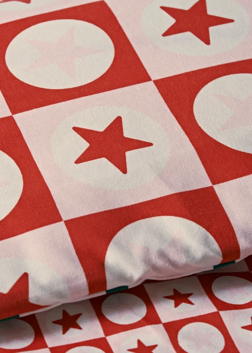 Pink Star Duvet Set - Single Image 3