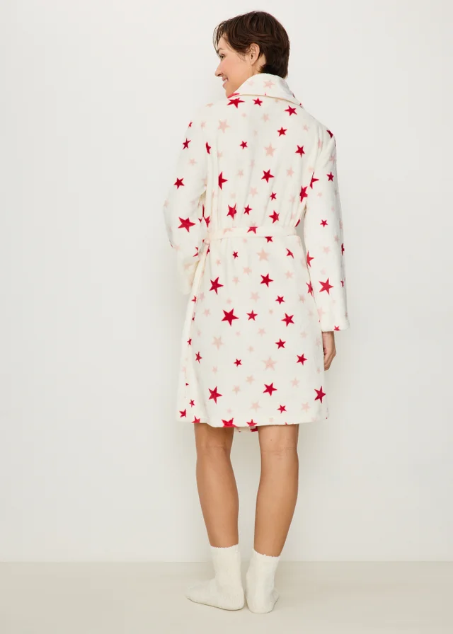 Ivory Star Dressing Gown