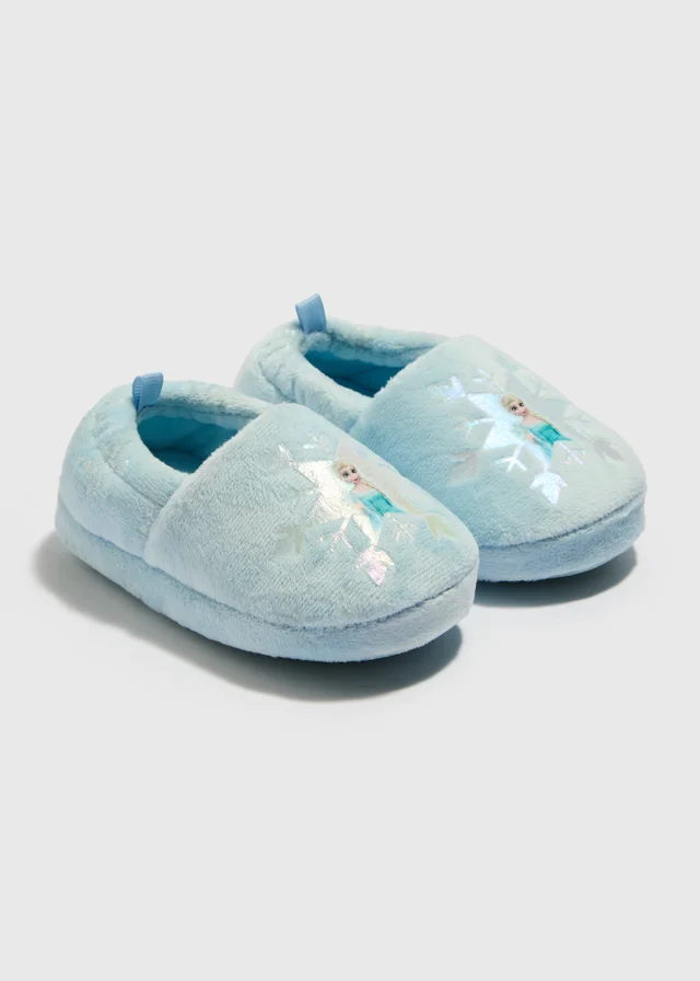 Disney Frozen Kids Blue Elsa Slipper (Younger 4-12)