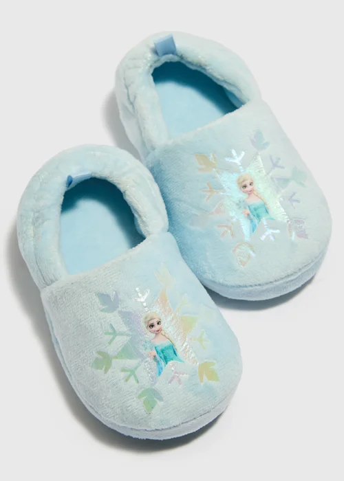 Disney Frozen Kids Blue Elsa Slipper (Younger 4-12) - 4 Infants Image 2