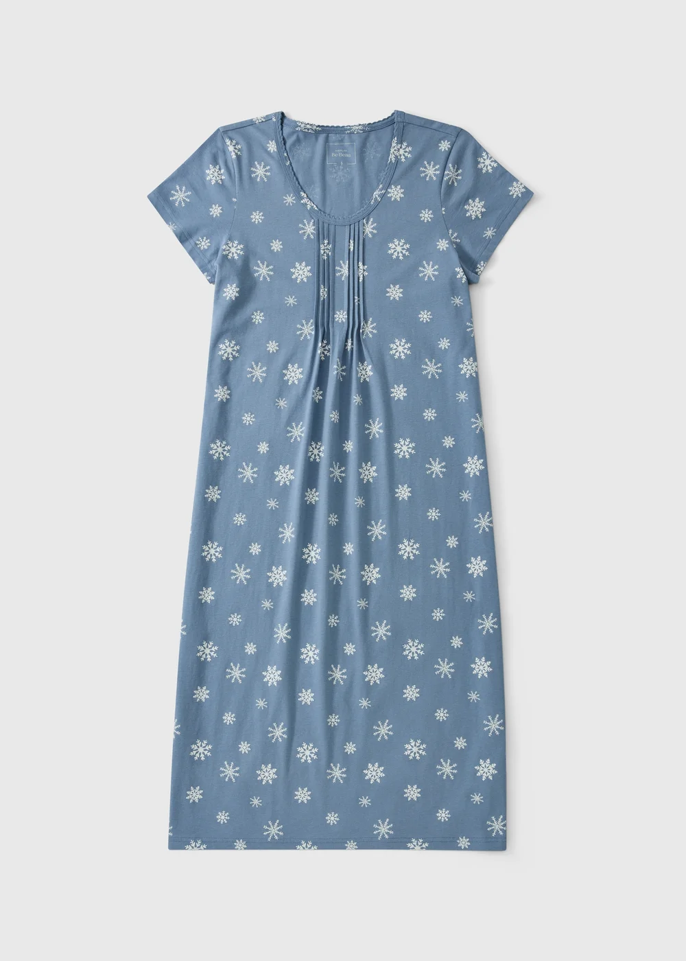 Blue Snowflake Christmas Nightie - XS Image 1