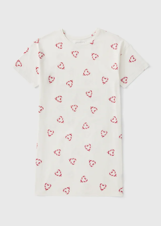 Ivory Candy Cane Christmas Nightie