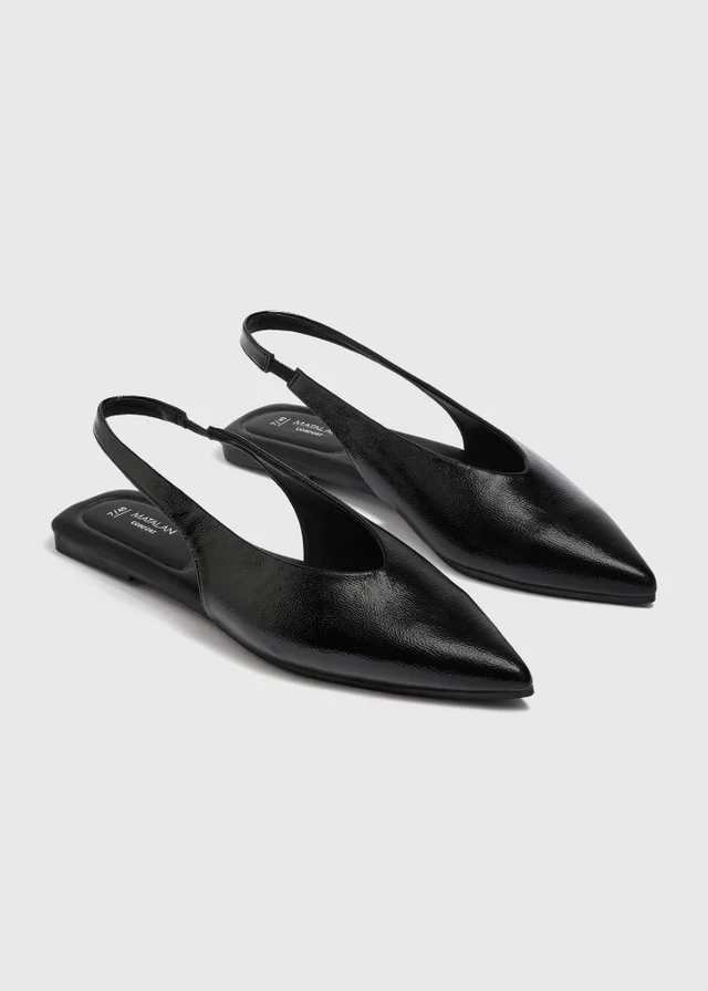 Black Sling Back Flats