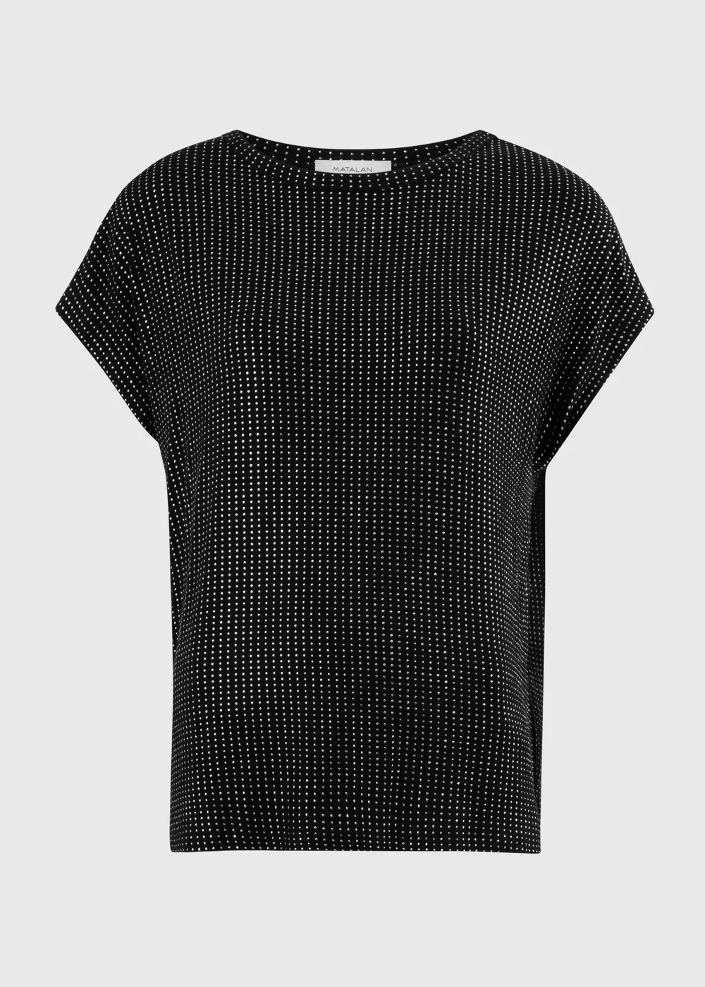 Black Embellished T-Shirt - 8 Image 1