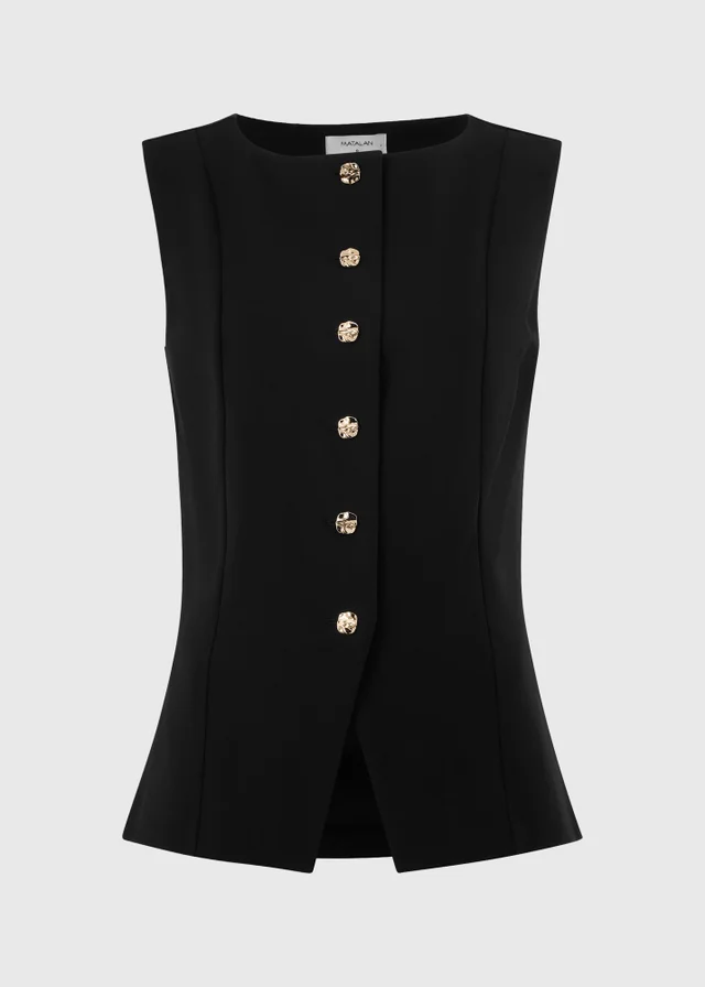 Black Ponte Waistcoat