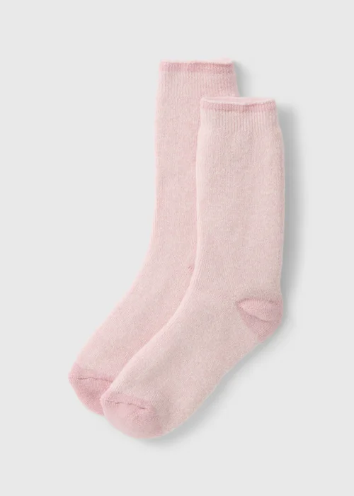 Pink Heat Holders Socks - One Size Image 1