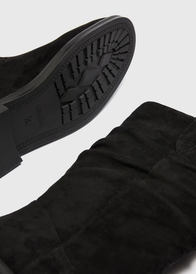 Black Slouch Boots