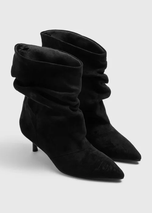 Slouch Kitten Heel Boots - 3 Image 1