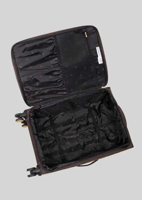 IT Luggage Brown Leopard Soft Shell Suitcase - Cabin Image 5