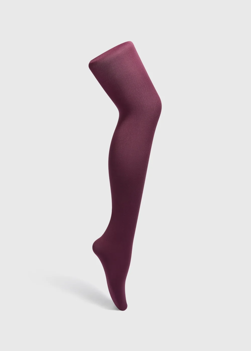 3 Pack 40 Denier Burgundy Tights - S Image 1