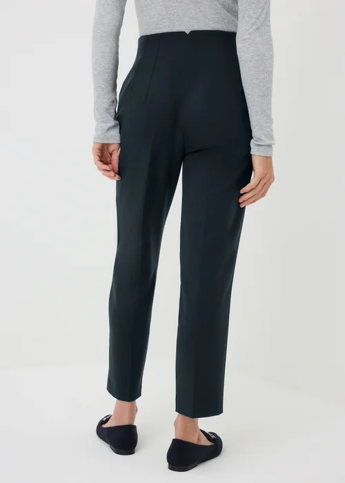 Navy Tapered Trousers - 8/L29 Image 1