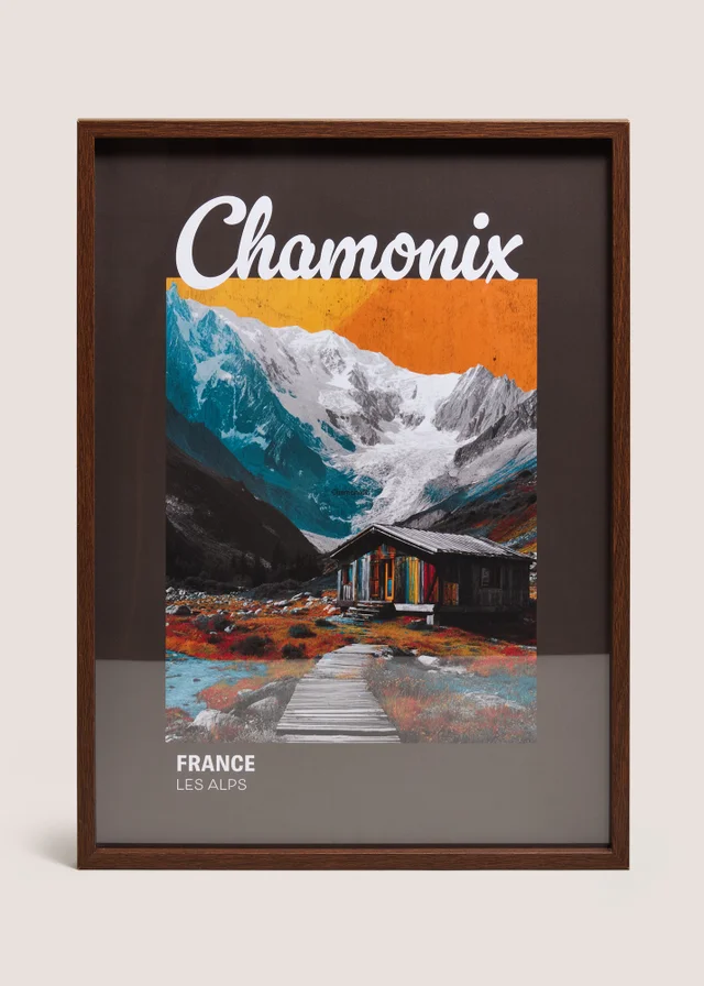Chamonix Ski Wall Art