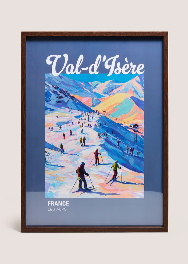 Val-d’Isère Ski Mountain Wall Art