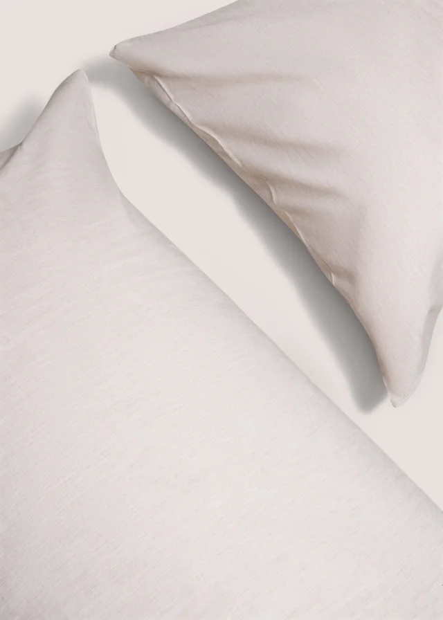 Natural Washed Cotton Fitted Sheet Bundle