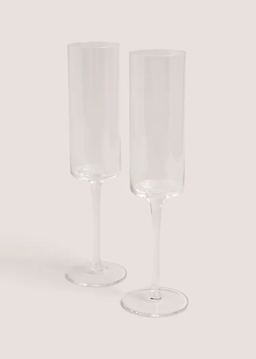 2 Pack Champagne Glasses Image 1