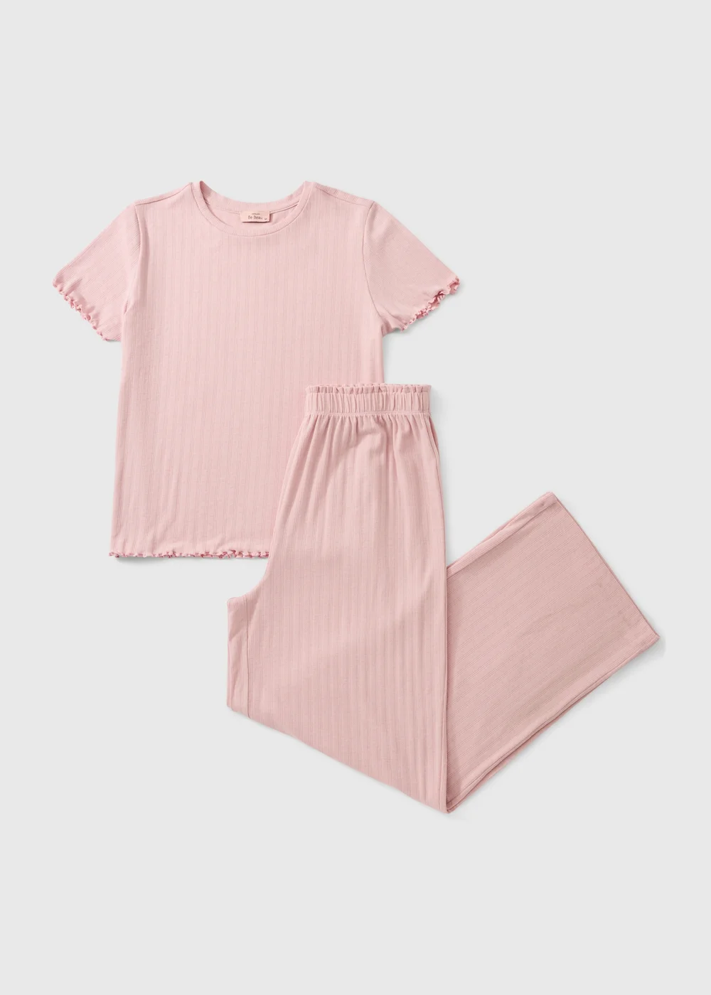 Pink Pointelle Pyjama Set - XS Image 1