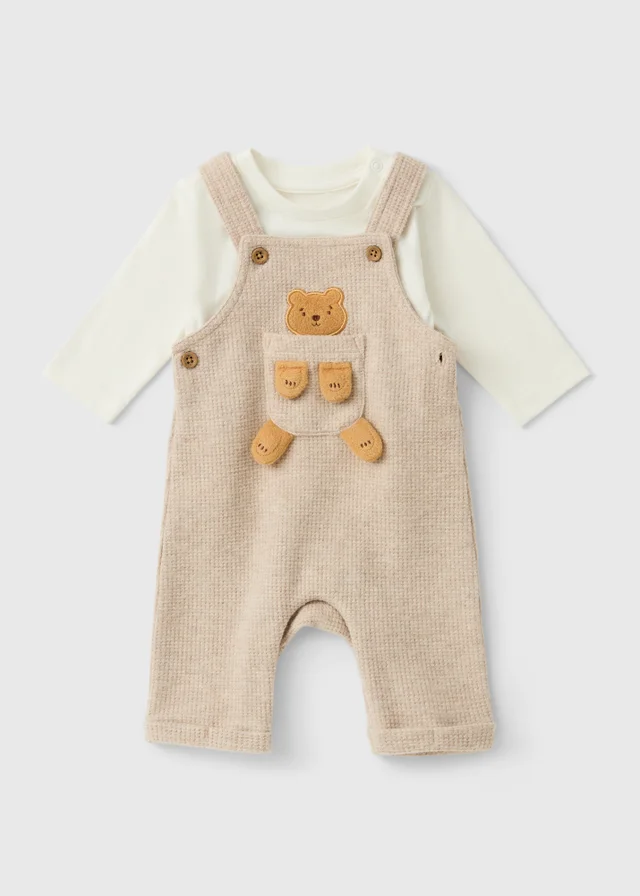 Brown Bear Dungaree and T-Shirt Set (Newborn-23 Months)
