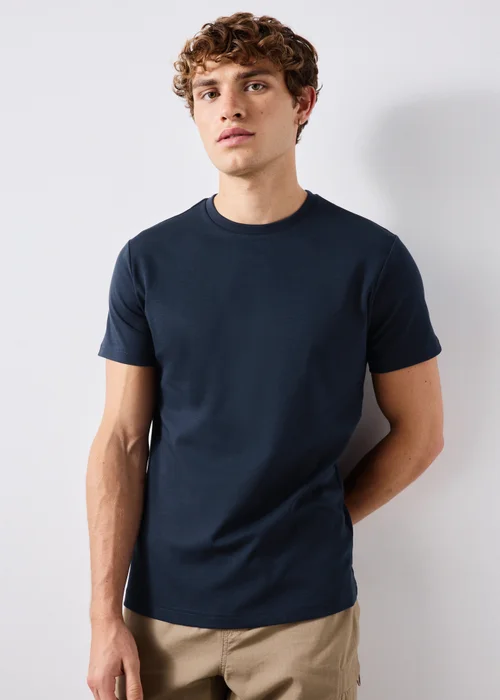 Navy Slim Fit T-Shirt - S Image 1