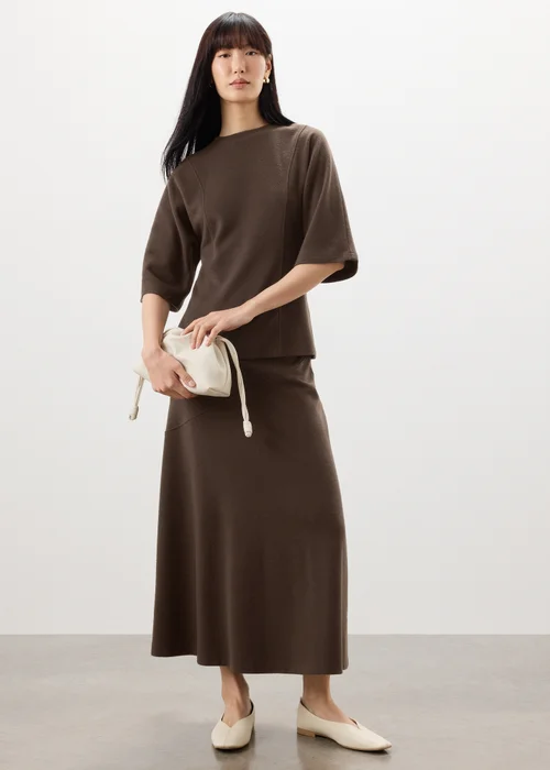 Chocolate Soft Touch Kimono T-Shirt - 8 Image 4