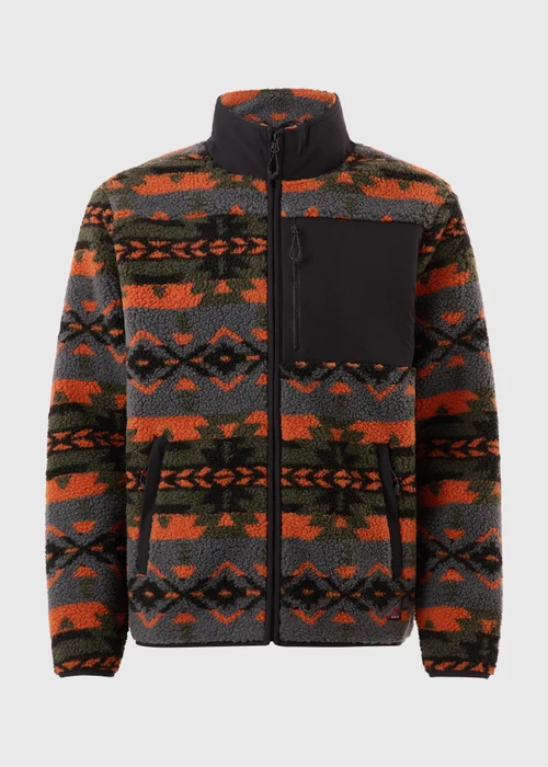 Multi-coloured Aztec Full Zip Fleece - S Image 5