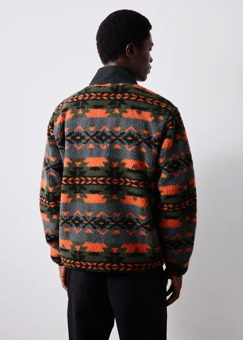 Multi-coloured Aztec Full Zip Fleece - S Image 2