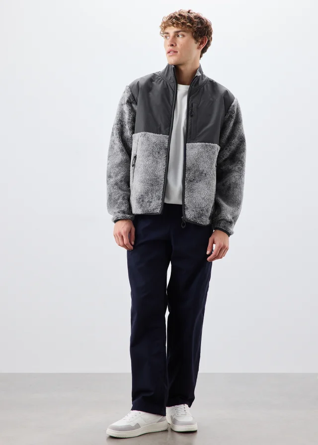 Grey Full Zip Fleece