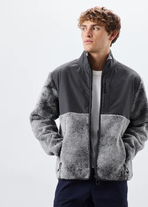 Grey Full Zip Fleece - S Image 1