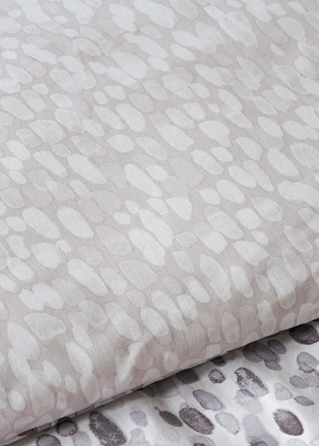 Grey Spotted Duvet Set