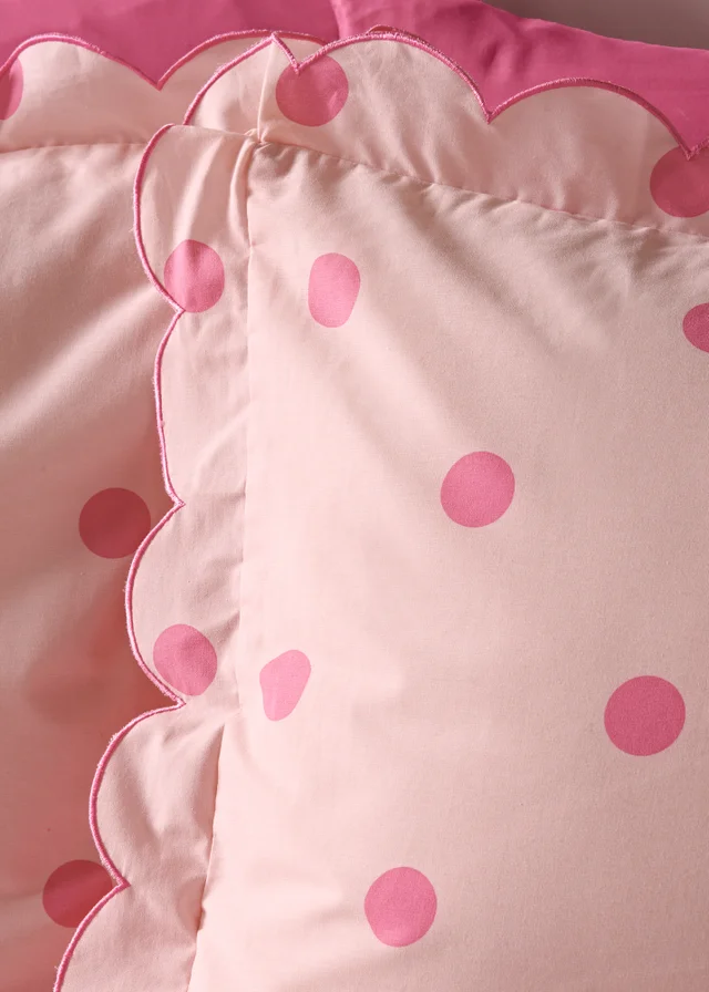 Pink Spotted Duvet Set