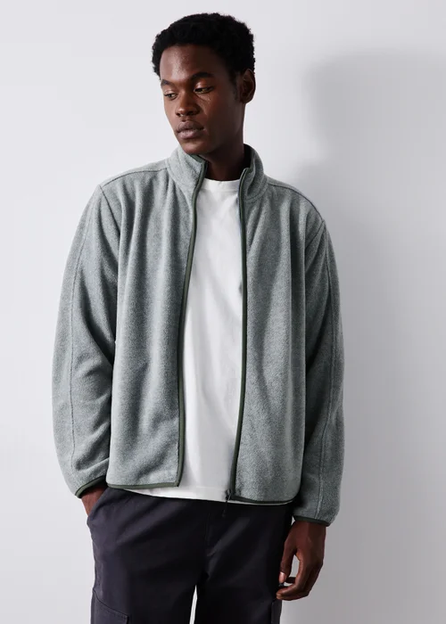 Grey Full Zip Fleece - S Image 2