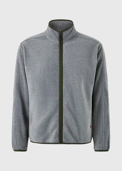 Grey Full Zip Fleece - S Image 4