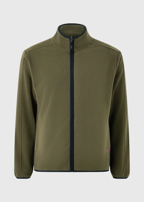 Khaki Full Zip Fleece - S Image 4