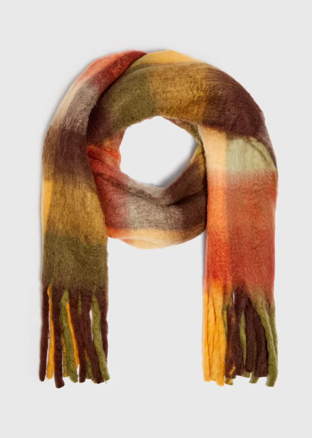 Multi Colour Brushed Scarf