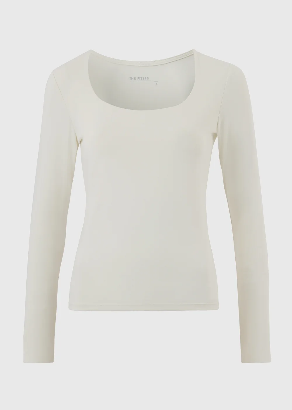 Ivory Low Neck Top - 8 Image 5