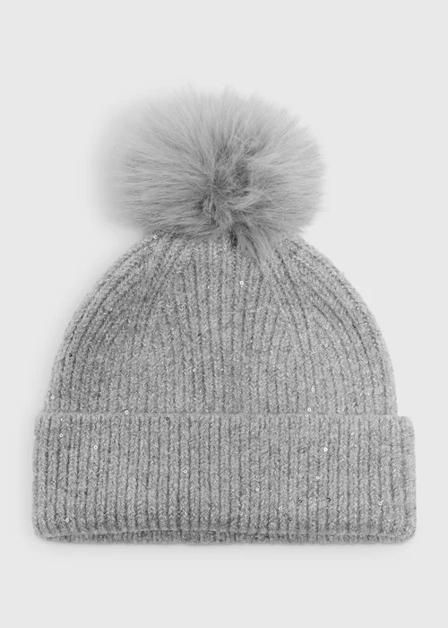 Grey Beanie In A Box - One Size Image 2