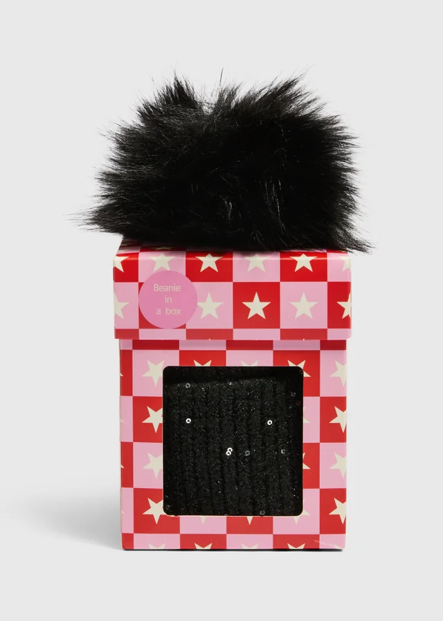 Black Sparkle Beanie