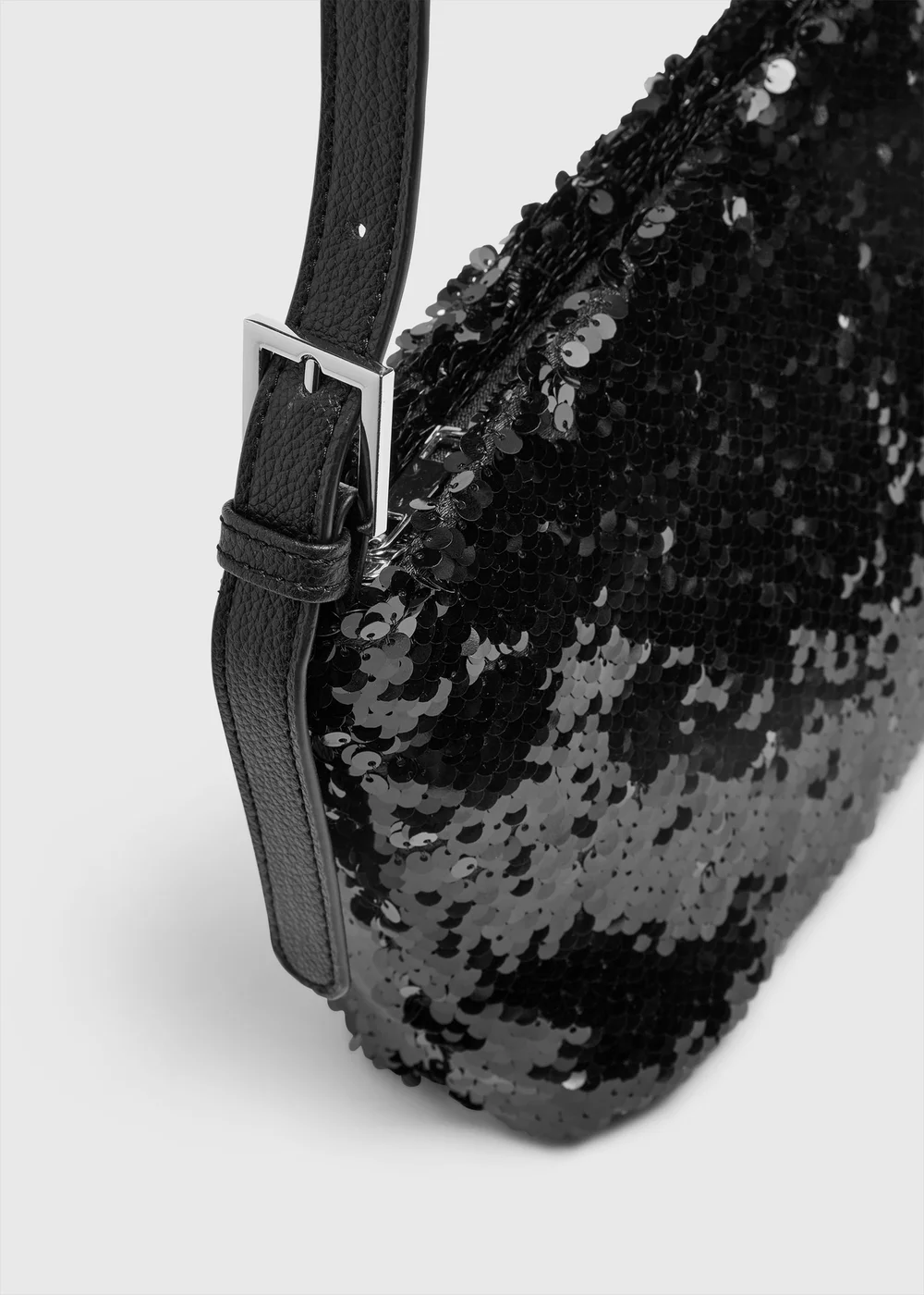 Black Sequin Bag - One Size Image 2