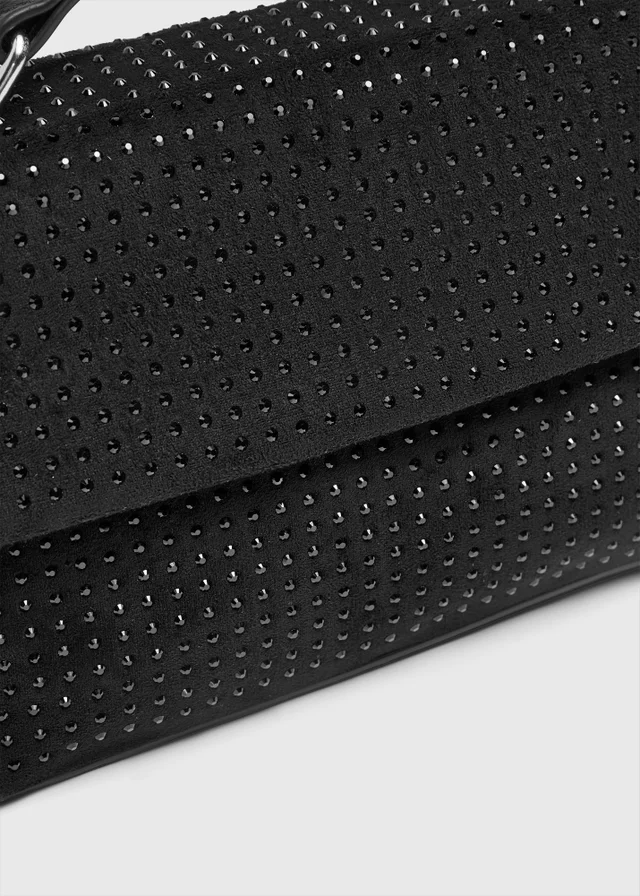 Black Diamante Bag