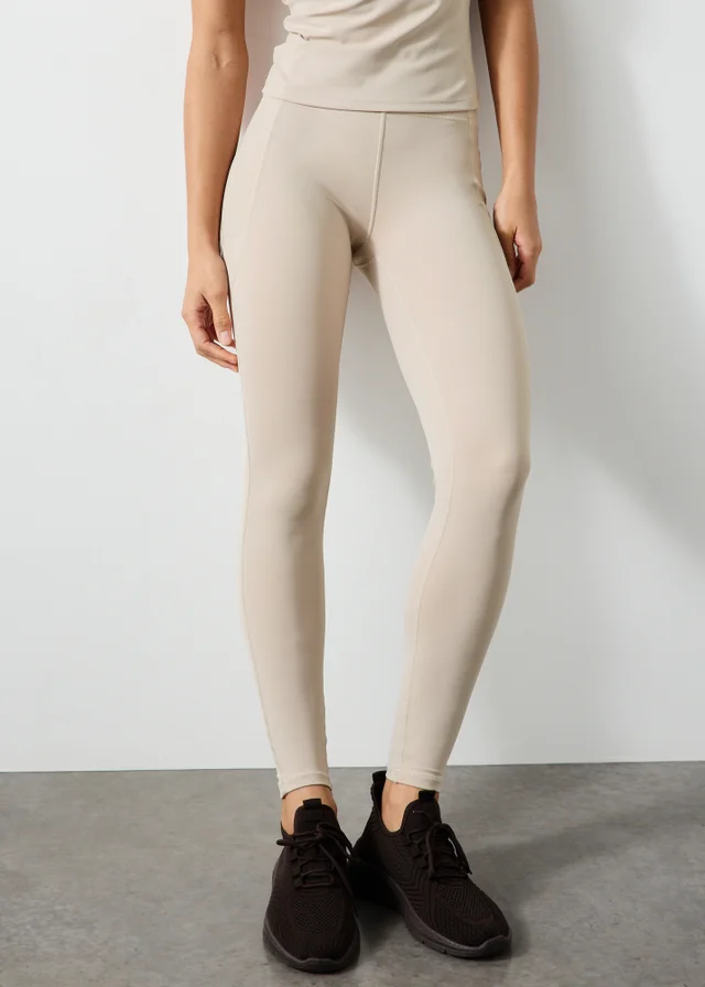Souluxe Cream Sports Long Leggings