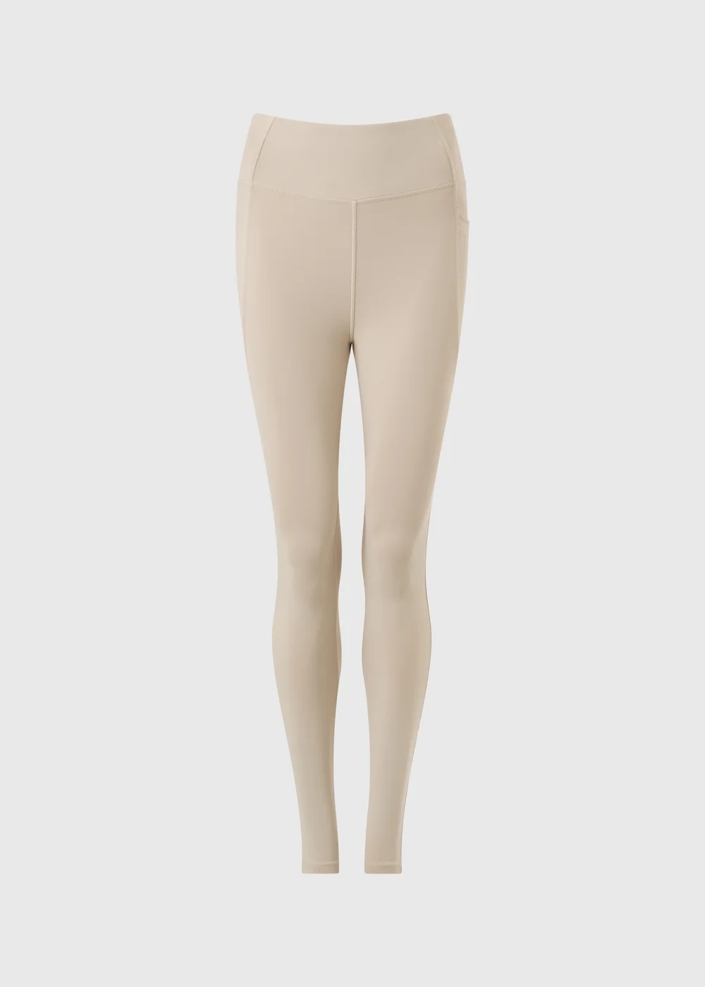 Souluxe Cream Sports Long Leggings - 6 Image 1